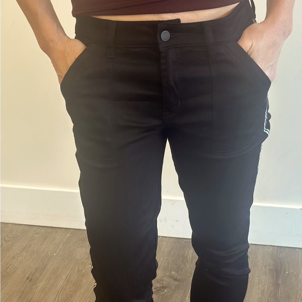 Level 99 black joggers.